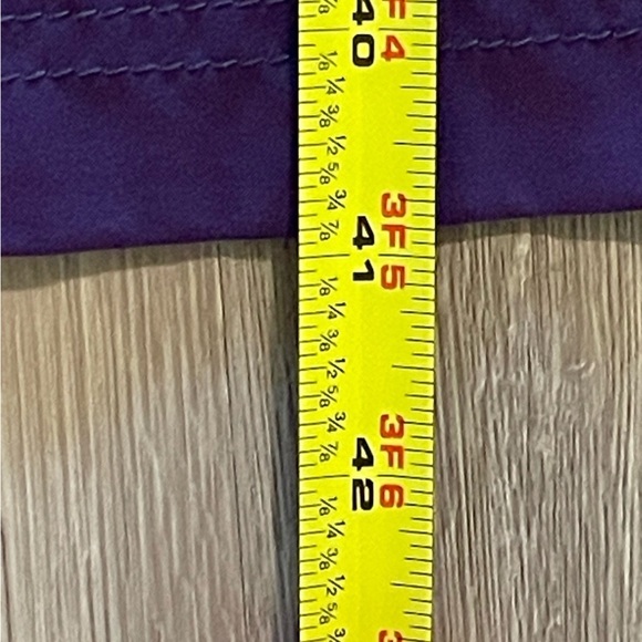 Athleta Women’s Midi Dress Size 14 Purple Spandex Stretch Voyager Day Halter - Picture 16 of 16